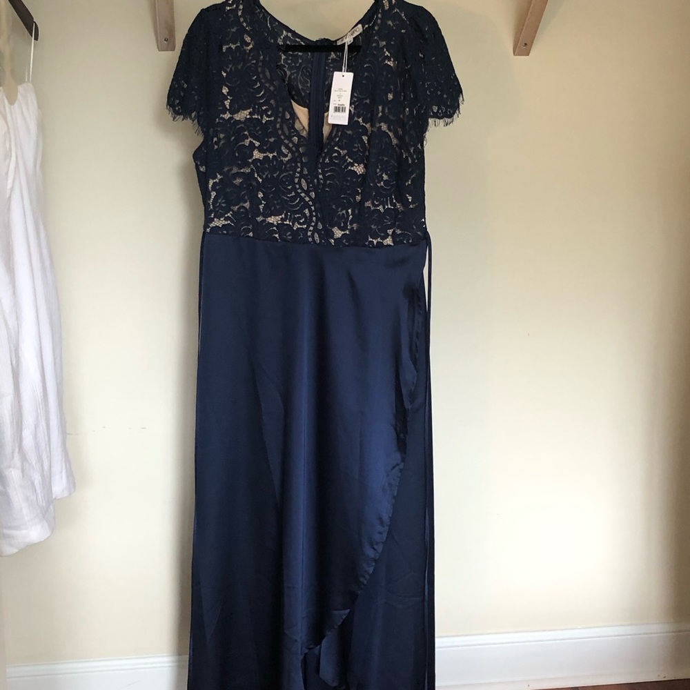 Navy blue formal dress